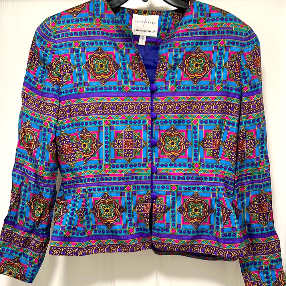 Adrianna Papell Silk Blouse
